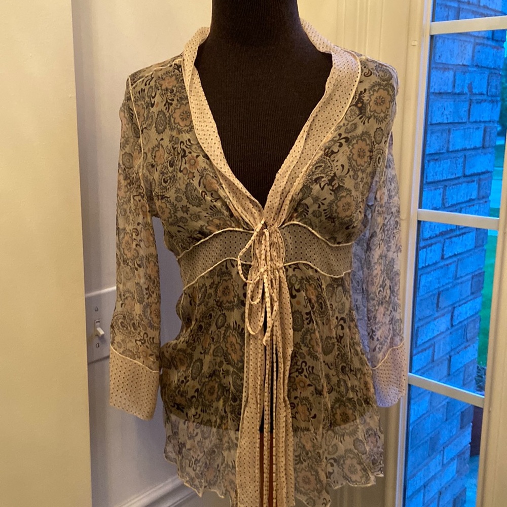 Karen Kane Silk Blouse